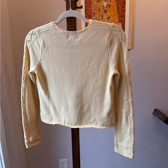Butter Yellow Spring Sweater - Picture 6 of 7